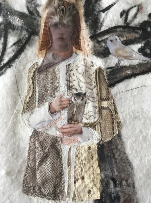 Detail uit het atelier van Liesbeth Brouwer